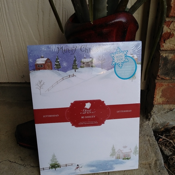 Holiday Christmas Paper Stationary Paper Computer Paper - Picture 2 of 10